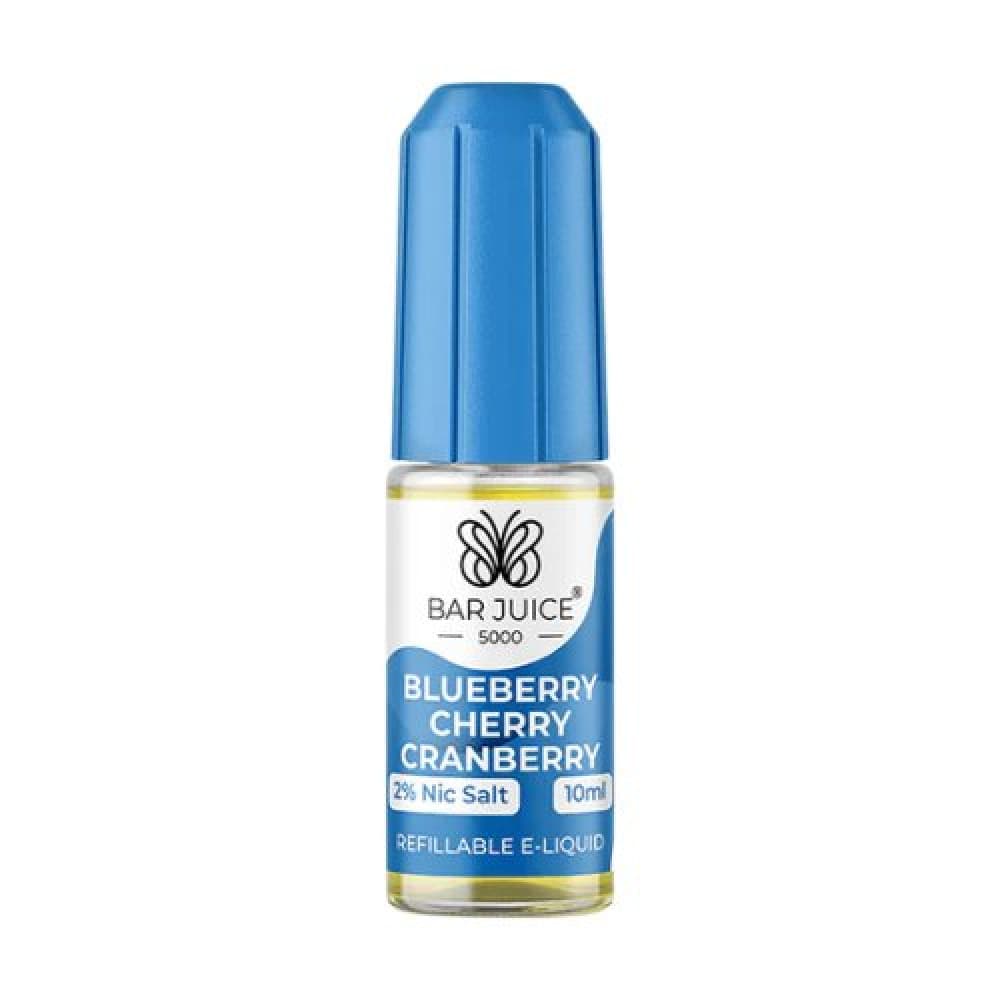  10mg / Blueberry Cherry Cranberry Bar Juice 5000 - Nic Salt 10ml E-Liquid Box of 10