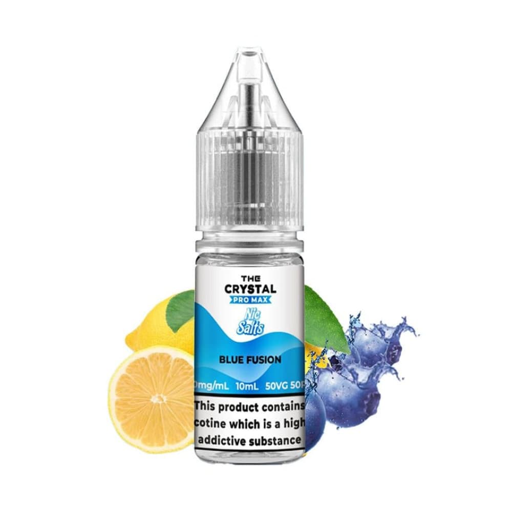  Blue Fusion The Crystal Pro Max Nic Salt 10ml E Liquid Box of 10