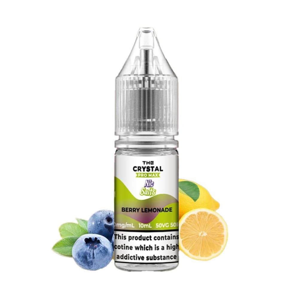  Berry Lemonade The Crystal Pro Max Nic Salt 10ml E Liquid Box of 10