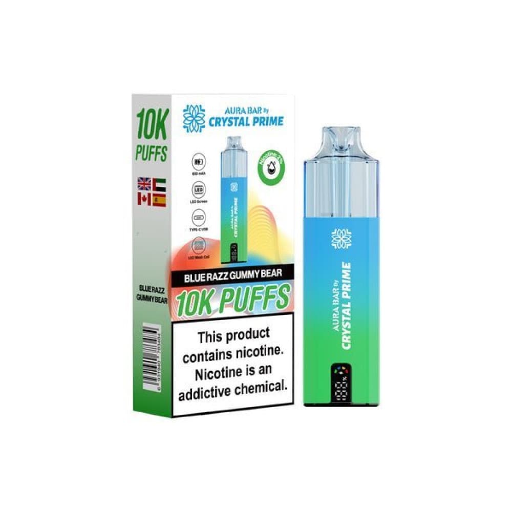  Blue Razz Gummy Bear Crystal Prime 10000 Prefilled Vape Kit