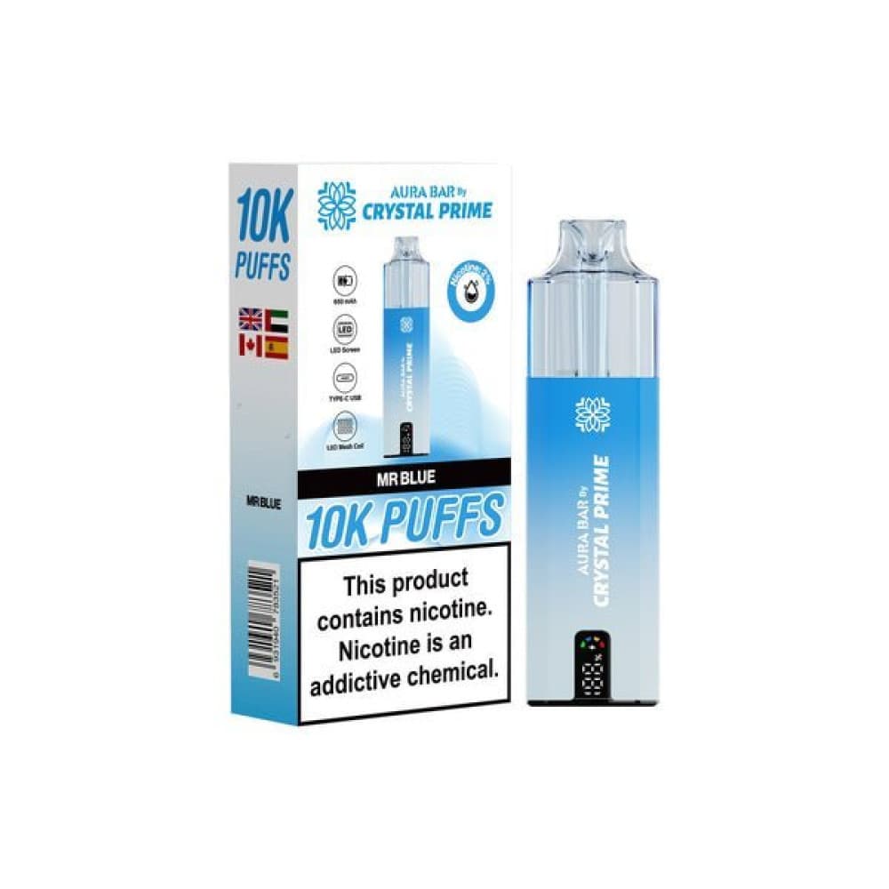  Mr Blue Crystal Prime 10000 Prefilled Vape Kit