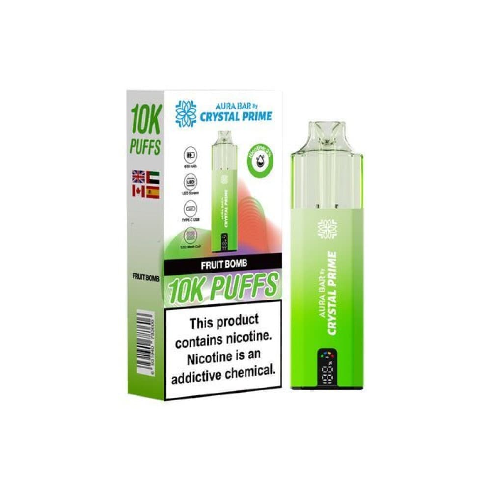  Fruit Bomb Crystal Prime 10000 Prefilled Vape Kit