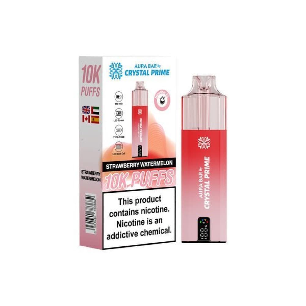  Strawberry Watermelon Crystal Prime 10000 Prefilled Vape Kit