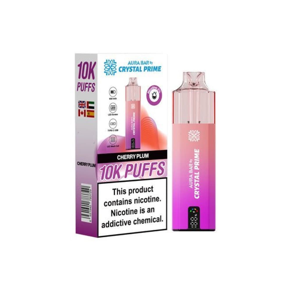  Plum Cherry Crystal Prime 10000 Prefilled Vape Kit