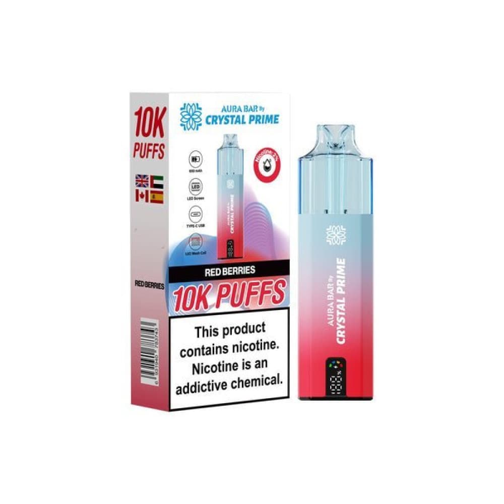  Red Berries Crystal Prime 10000 Prefilled Vape Kit