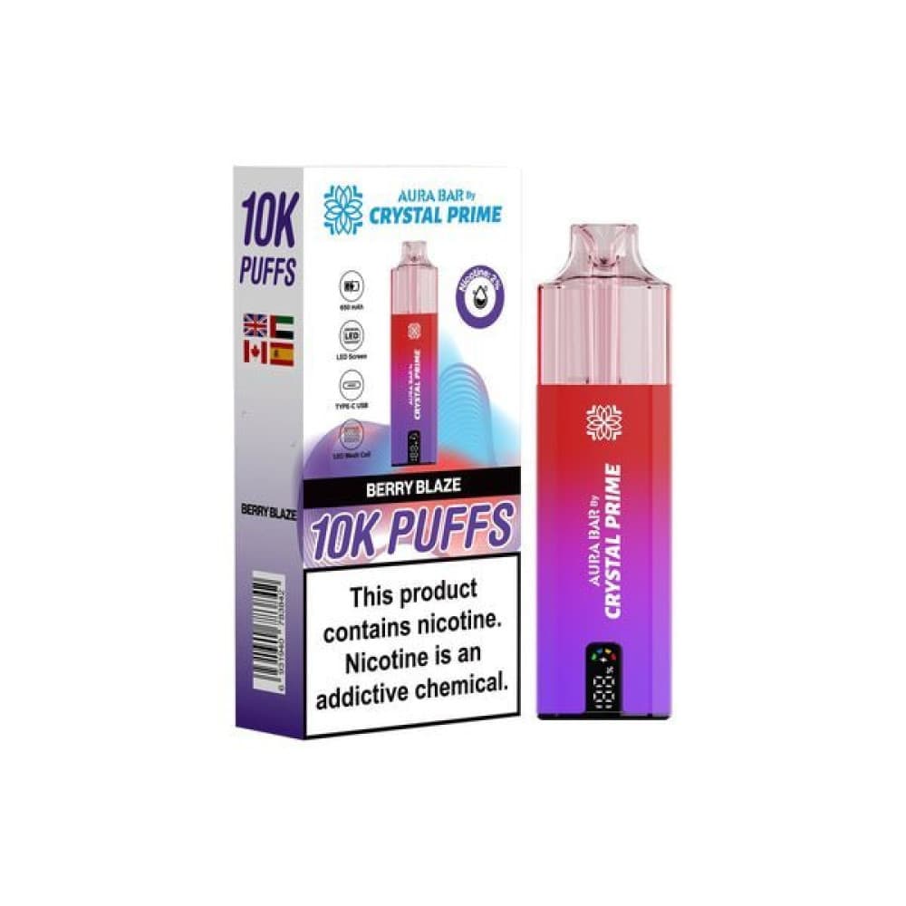  Berry Blaze Crystal Prime 10000 Prefilled Vape Kit