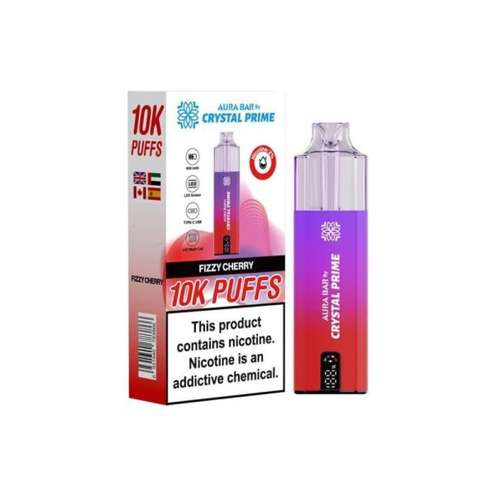  Fizzy Cherry Crystal Prime 10000 Prefilled Vape Kit
