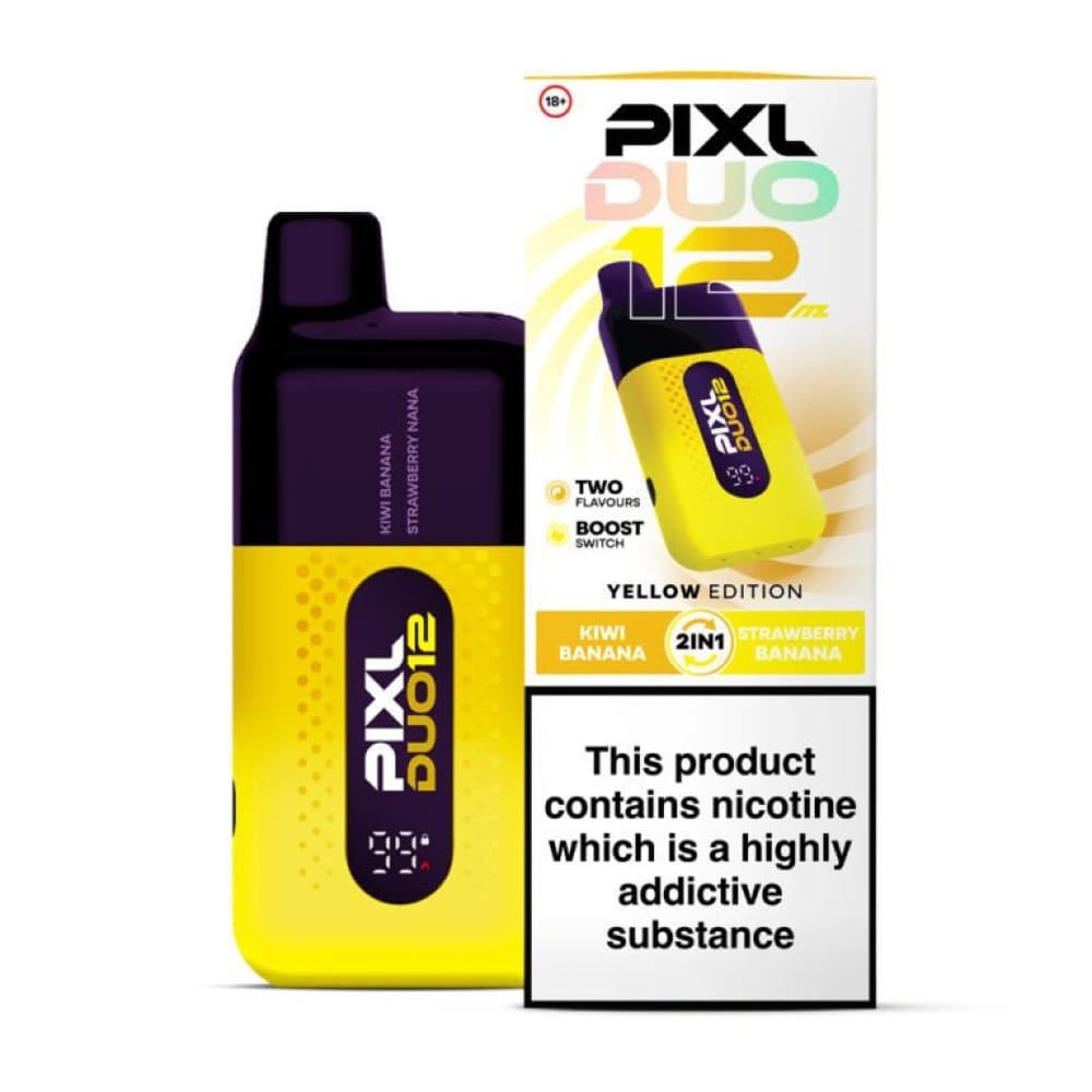  Yellow Edition Pixl Duo 12k Big Puff Device