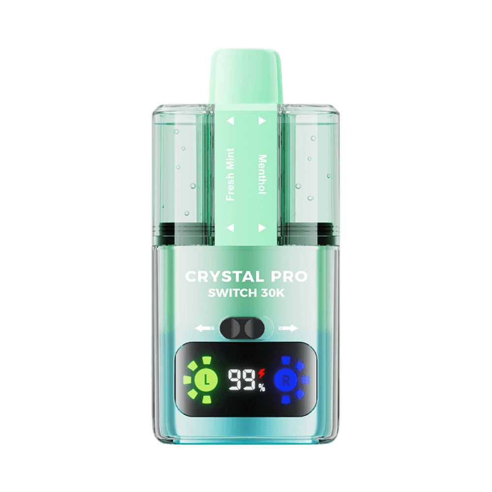  Fresh MInt/Menthol Crystal Pro Switch 30k Prefilled Vape Kit | TPD Big Puffs