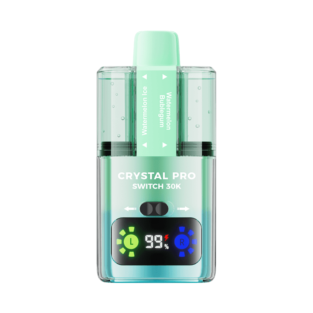  Watermelon Ice/Watermelon Bubblegum Crystal Pro Switch 30k Prefilled Vape Kit | TPD Big Puffs