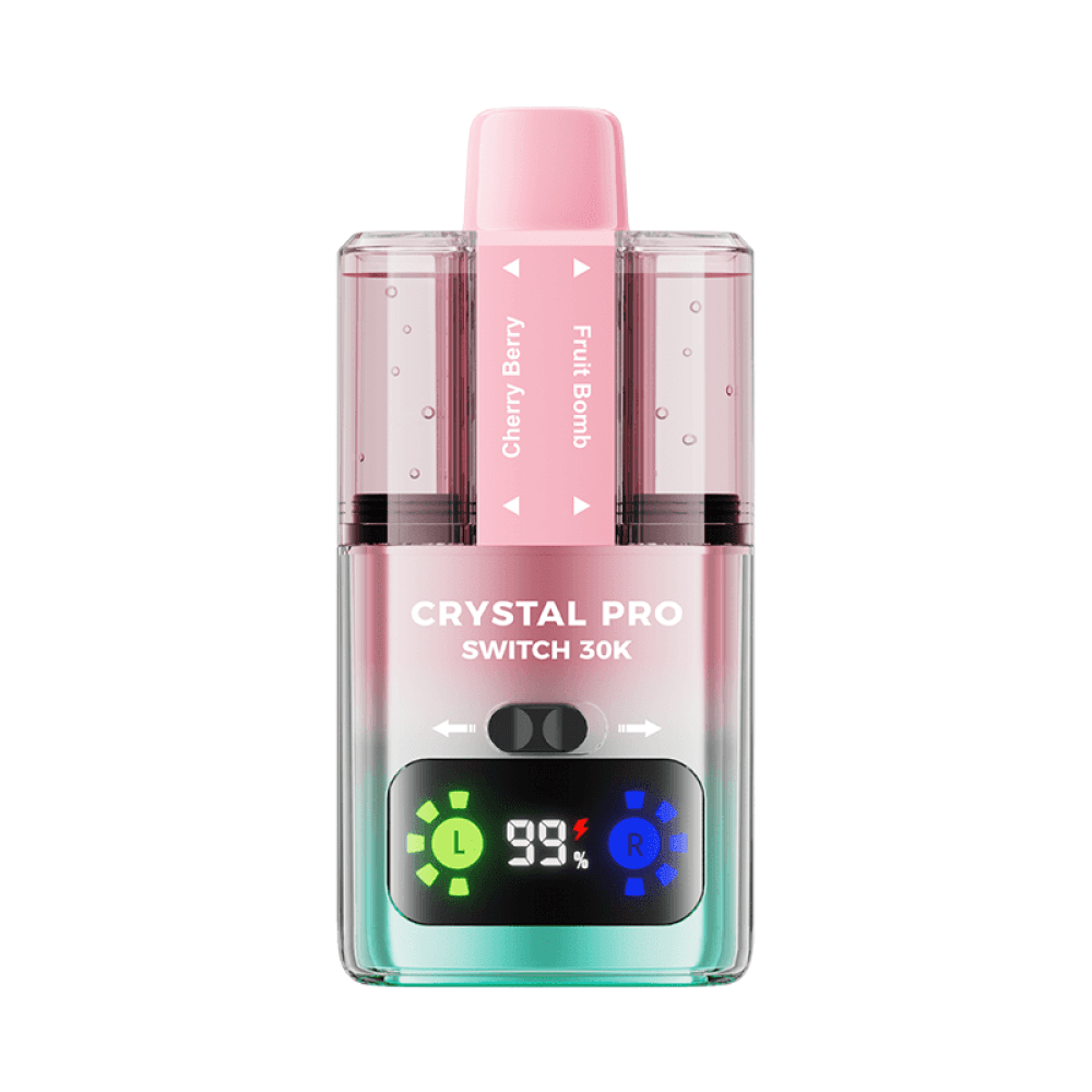  Cherry Berry/Fruit Bomb Crystal Pro Switch 30k Prefilled Vape Kit | TPD Big Puffs