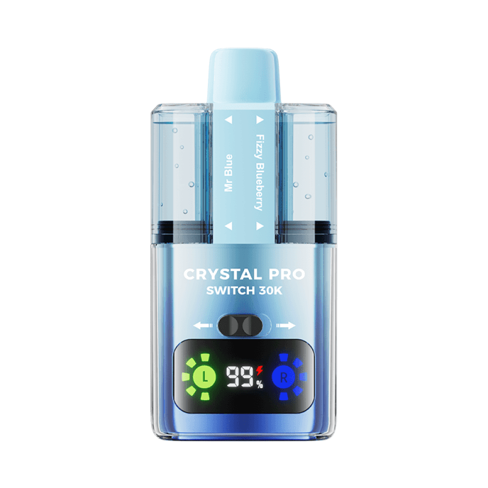  Mr Blue/Fizzy Blueberry Crystal Pro Switch 30k Prefilled Vape Kit | TPD Big Puffs