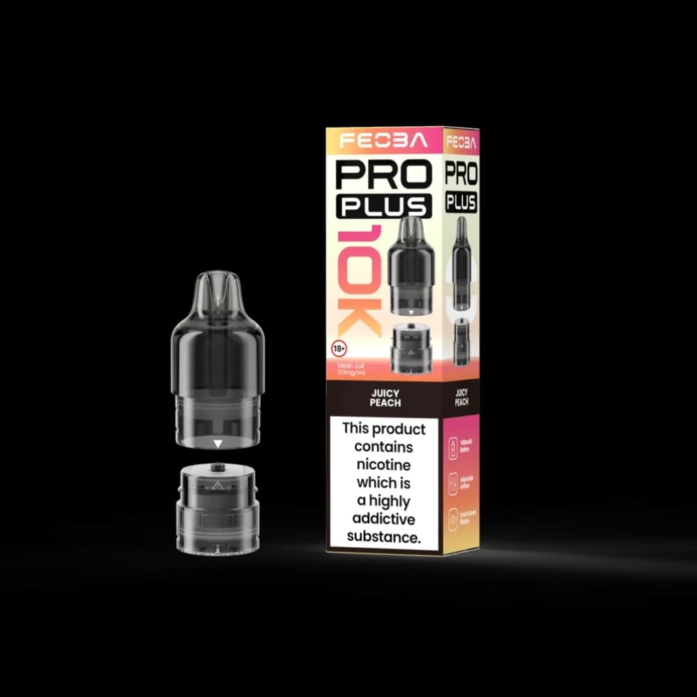 Juicy Peach Feoba Pro Plus 10k Refill Pods Box of 5
