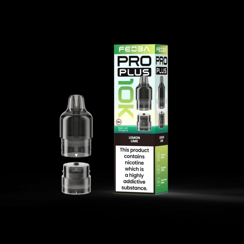  Lemon Lime Feoba Pro Plus 10k Refill Pods Box of 5