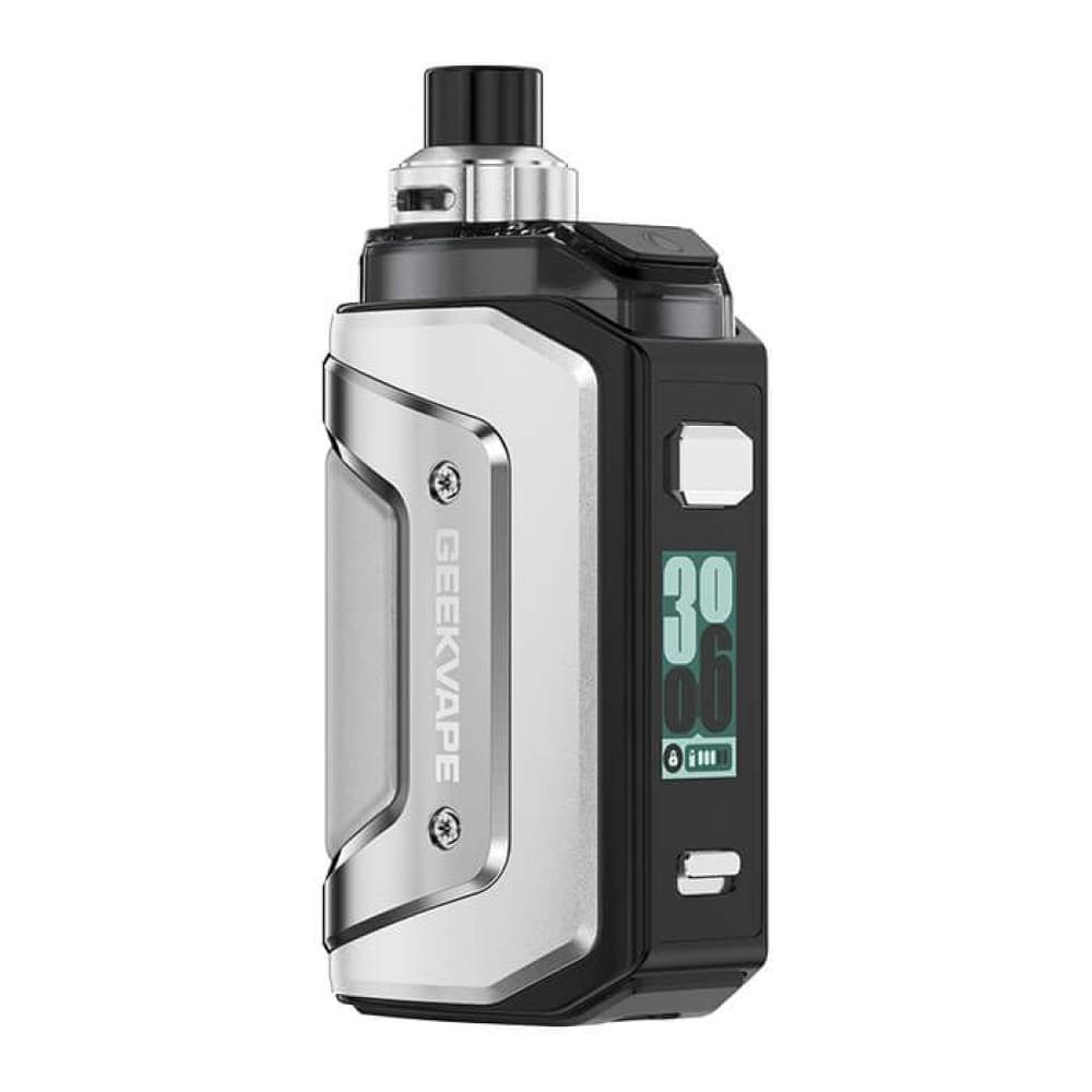  Steel Silver Geekvape Aegis Hero 5 Pod Vape Kit