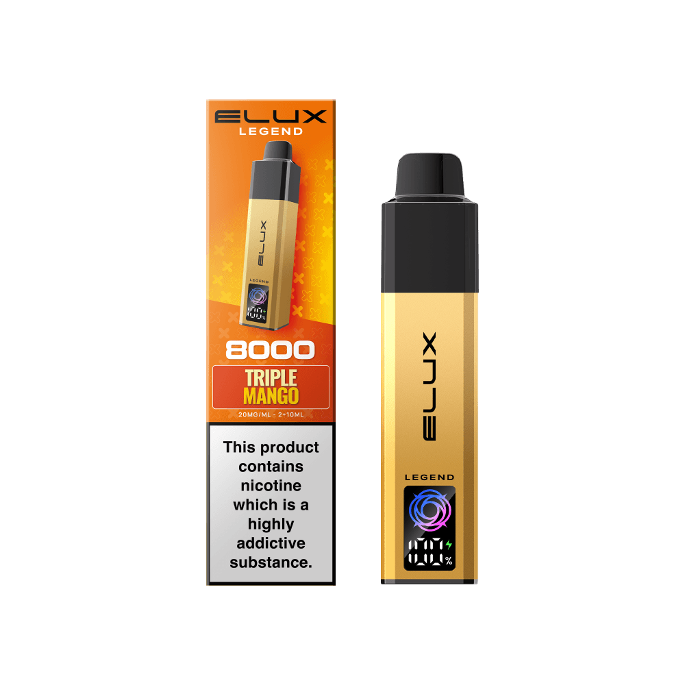  Triple Mango (Pre-Order) Elux Legend 8000 Pod Vape Kit Box of 5