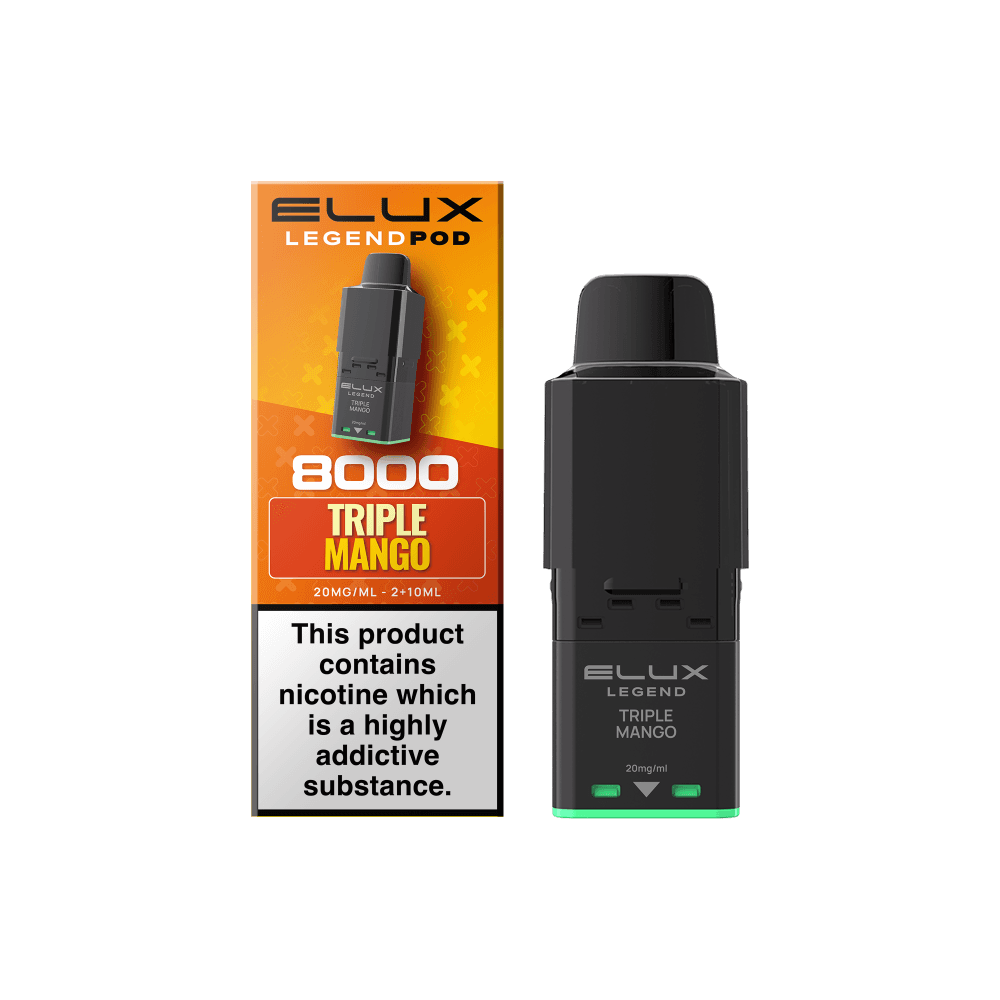  Triple Mango (Pre-Order) Elux Legend 8000 Refill Pods Box of 5