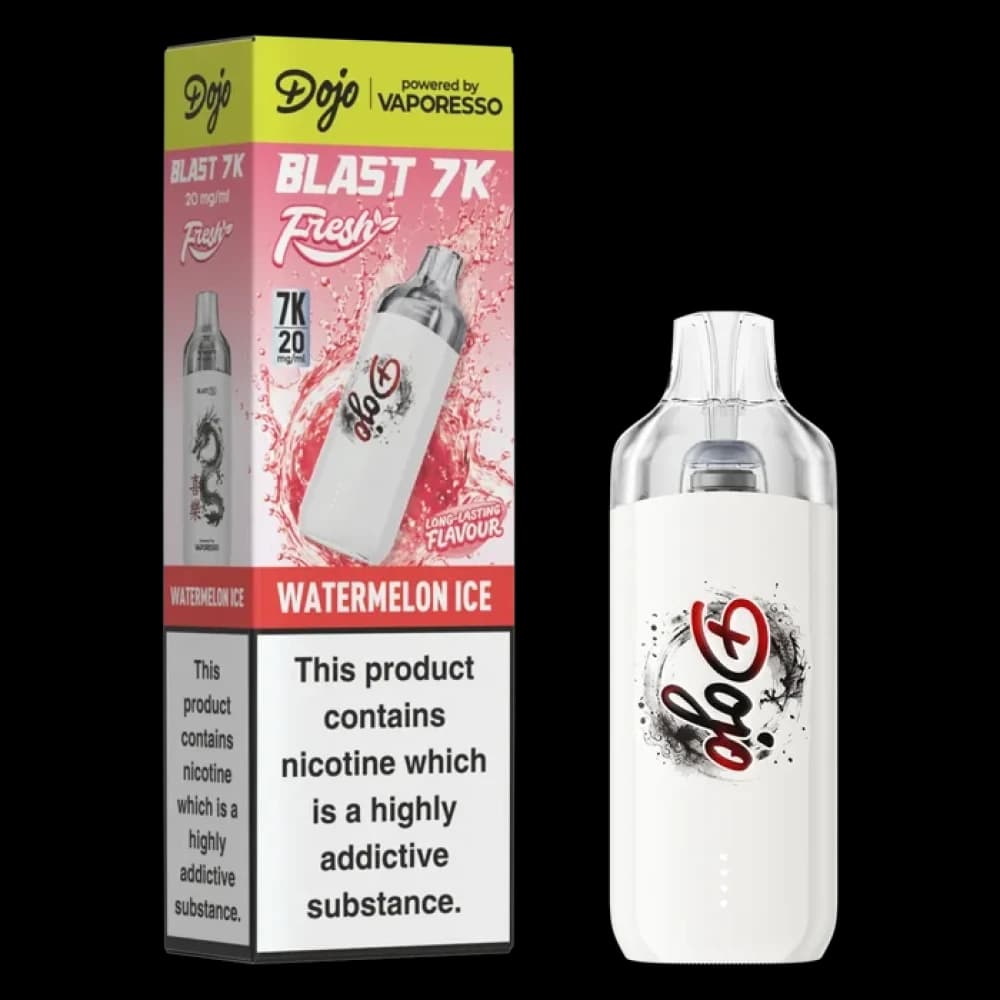  Watermelon Ice Dojo Blast 7K Prefilled Pod Kit Box of 5