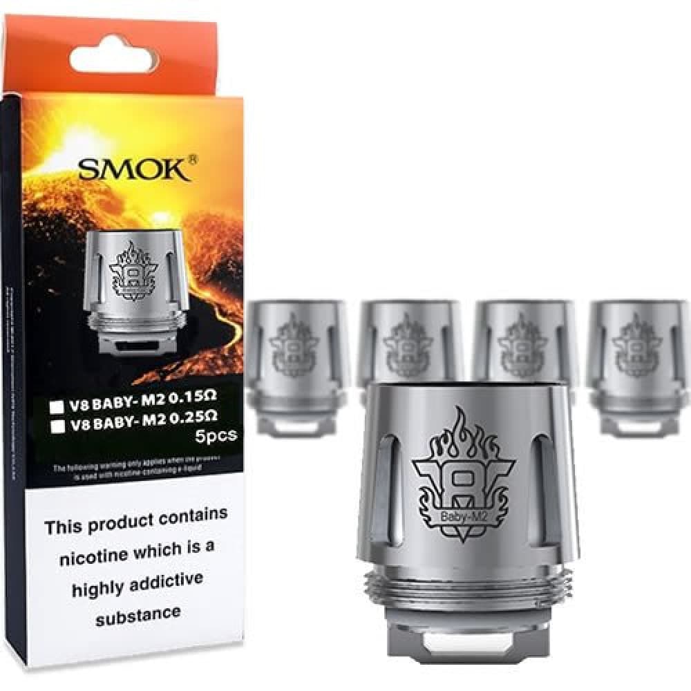 Smok V8 Baby - M2 0.25 ohm Dual Coil - (5pack)