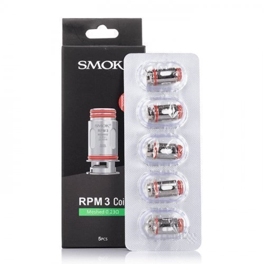 MESH 0.23 ohm Smok RPM3 Coils-Pack of 5