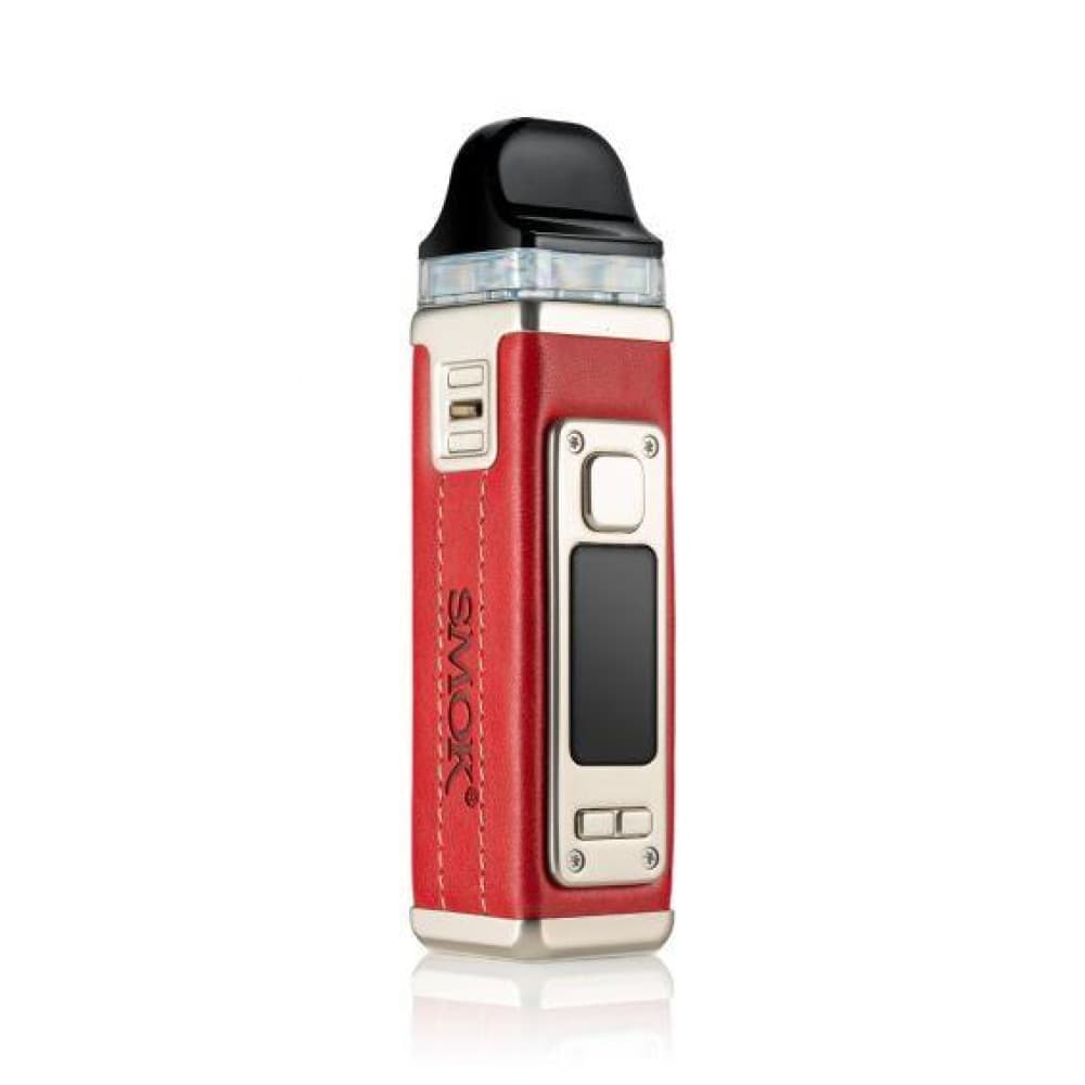Red Leather Smok Rpm 4 Pod Kit