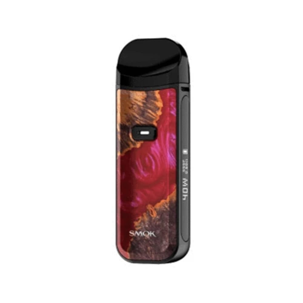 Red Stabilizing Wood Smok Nord 2 Pod Kit