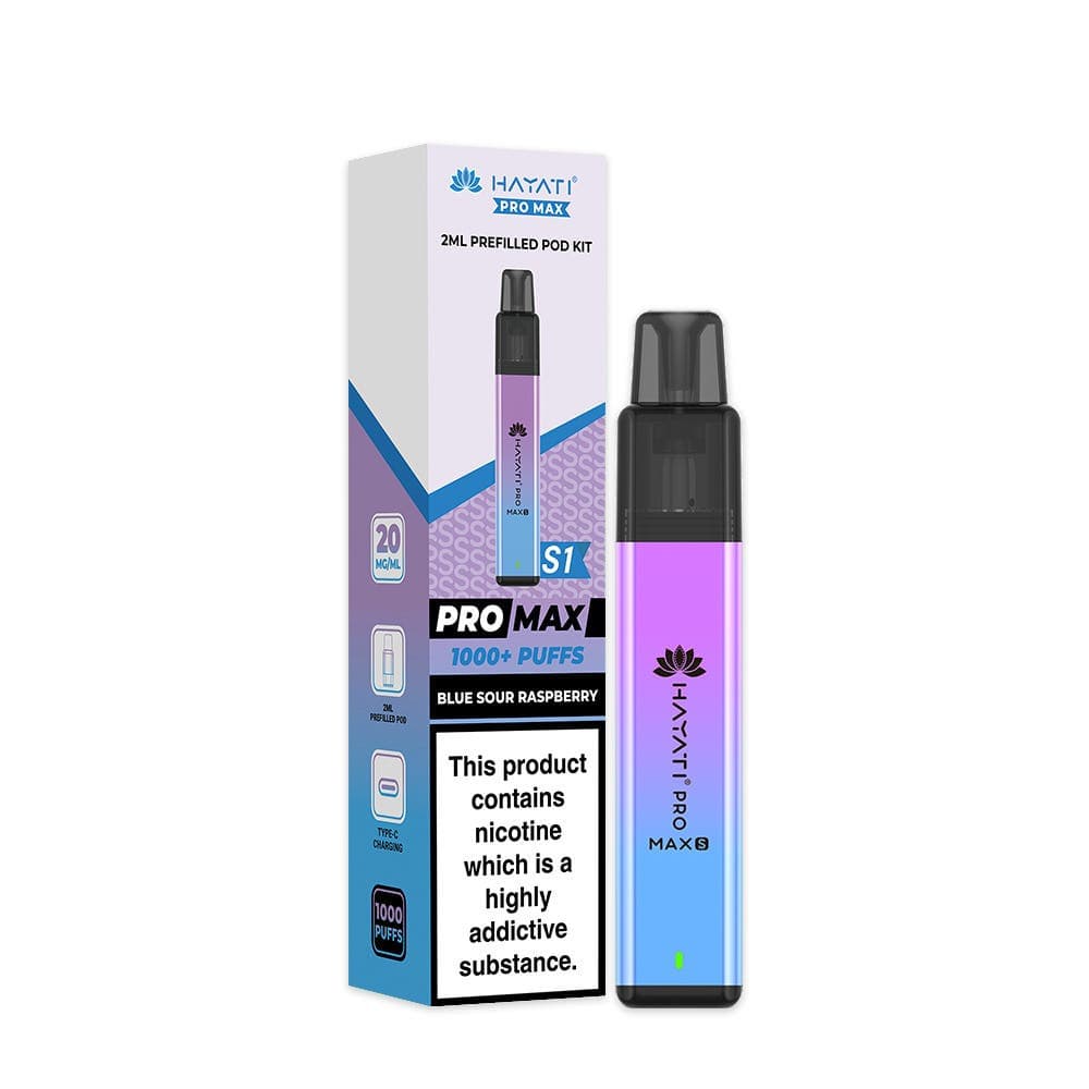Blue Sour Raspberry Hayati Pro Max S1 Prefilled Pod Kit