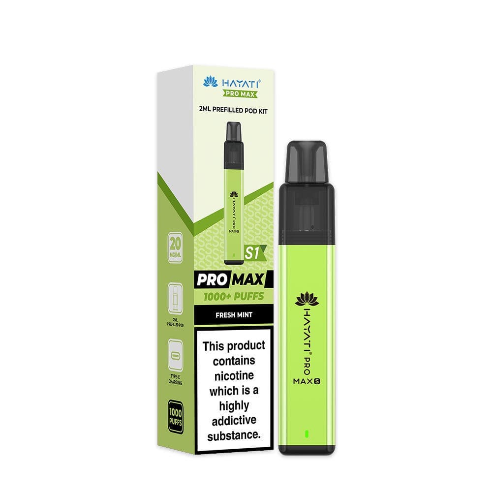 Fresh Mint Hayati Pro Max S1 Prefilled Pod Kit