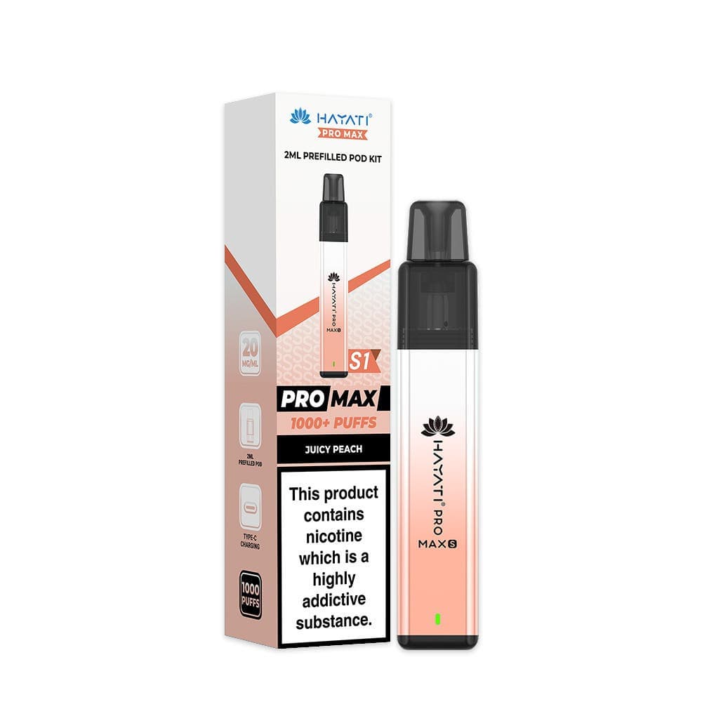 Juicy Peach Hayati Pro Max S1 Prefilled Pod Kit