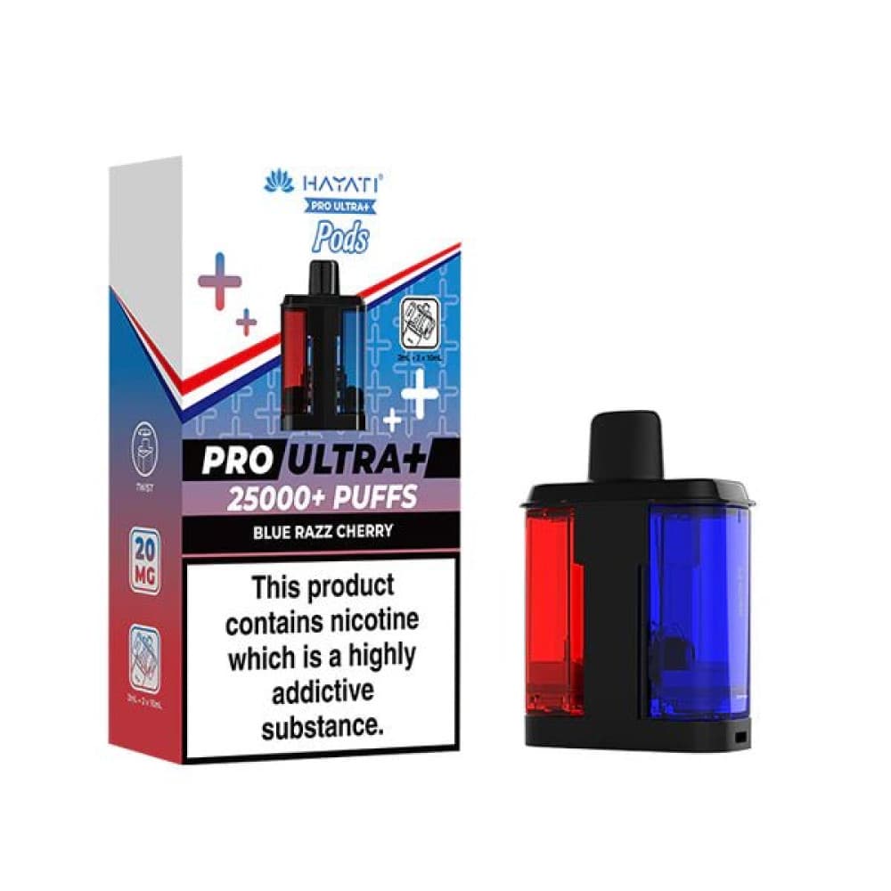 Blue Razz Cherry Hayati Pro Ultra+ 25K Prefilled Pods