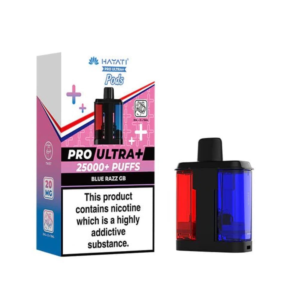 Blue Razz GB Hayati Pro Ultra+ 25K Prefilled Pods