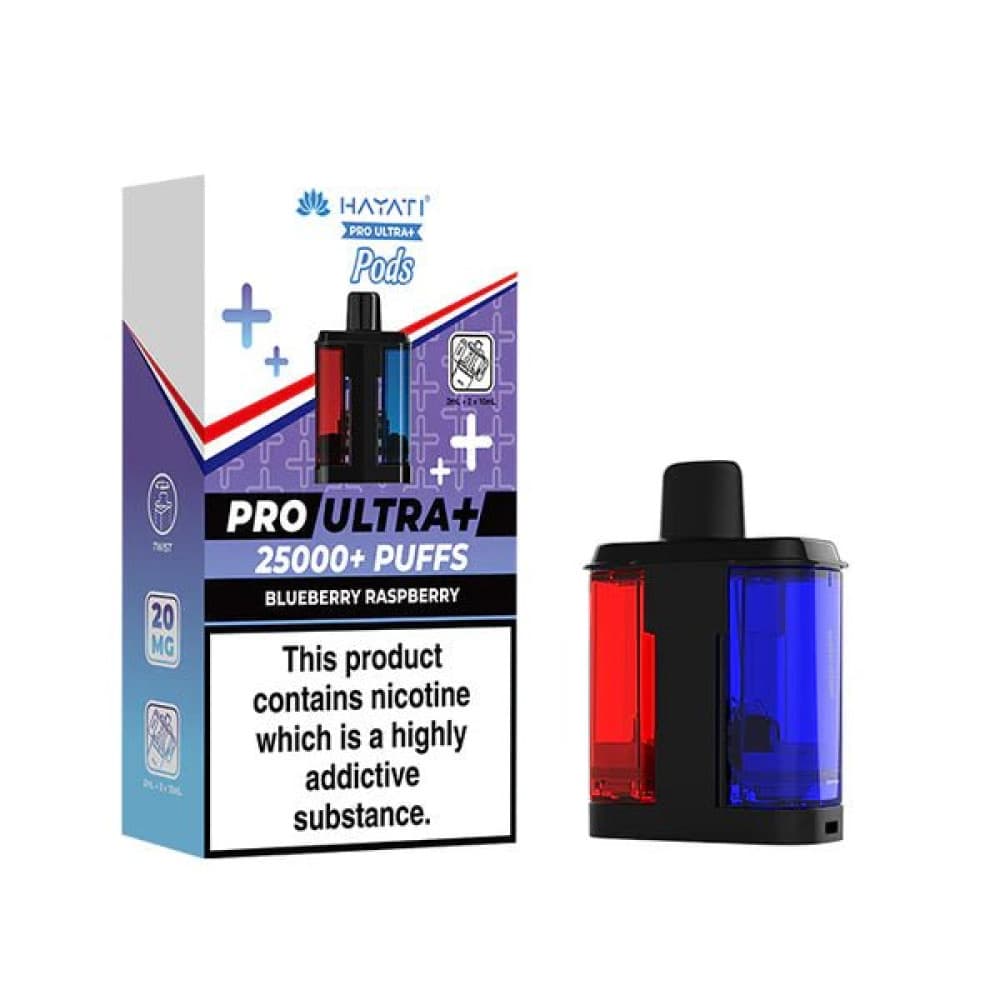 Blueberry Raspberry Hayati Pro Ultra+ 25K Prefilled Pods