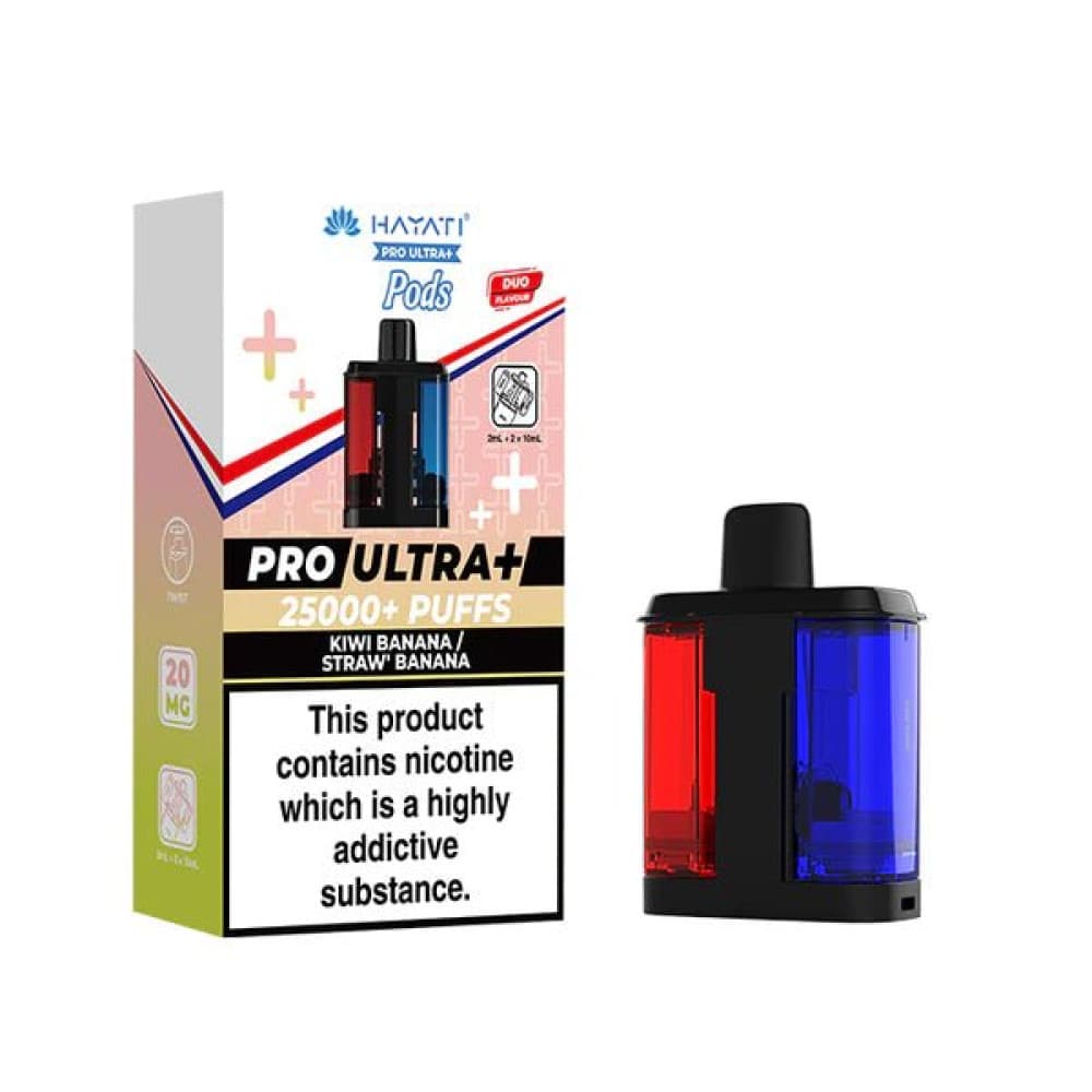 Kiwi Banana - Straw' Banana Hayati Pro Ultra+ 25K Prefilled Pods