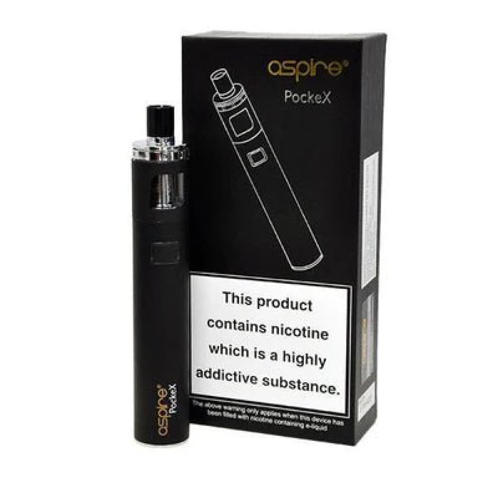 Black Aspire PockeX AIO Vape Kit