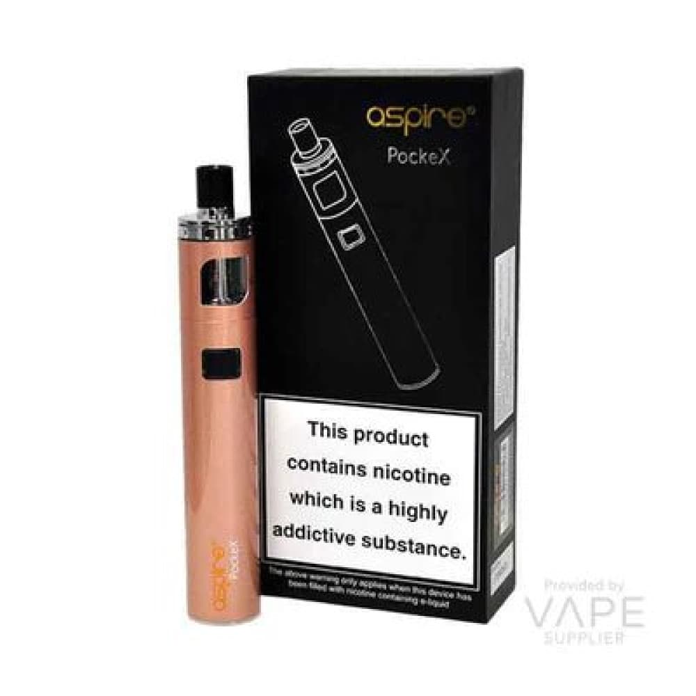 Rose Gold Aspire PockeX AIO Vape Kit