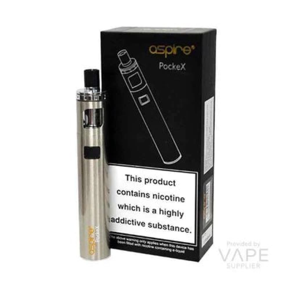 White Aspire PockeX AIO Vape Kit