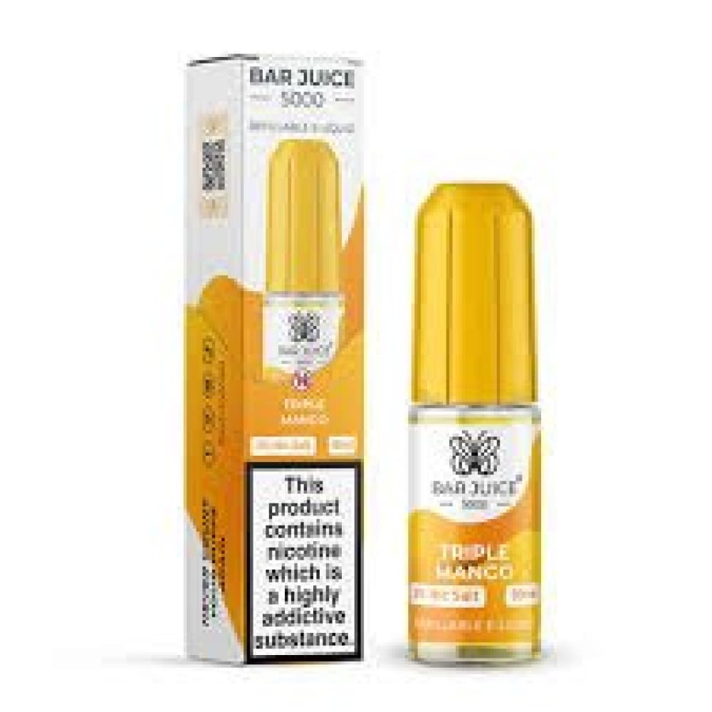 Triple Mango / 10mg Bar Juice 5000 - Nic Salts 10ml e-liquids