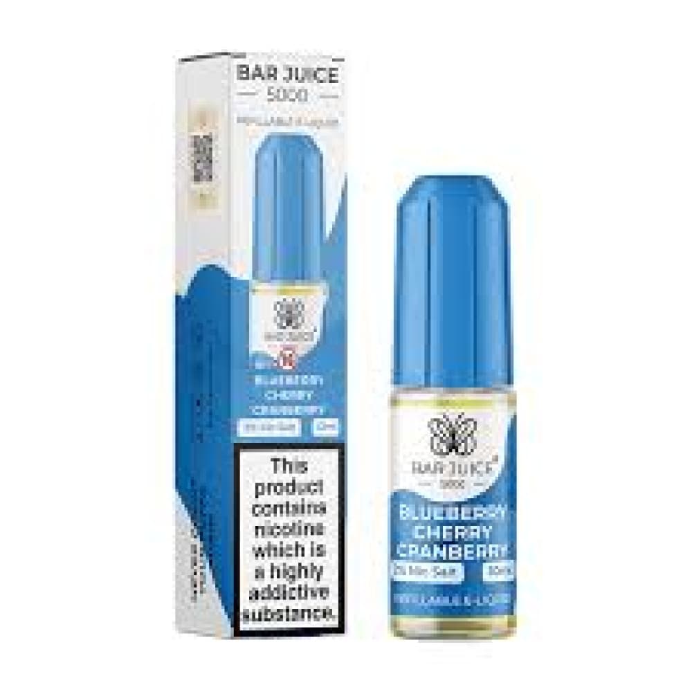 Blueberry Cherry Cranberry / 10mg Bar Juice 5000 - Nic Salts 10ml e-liquids