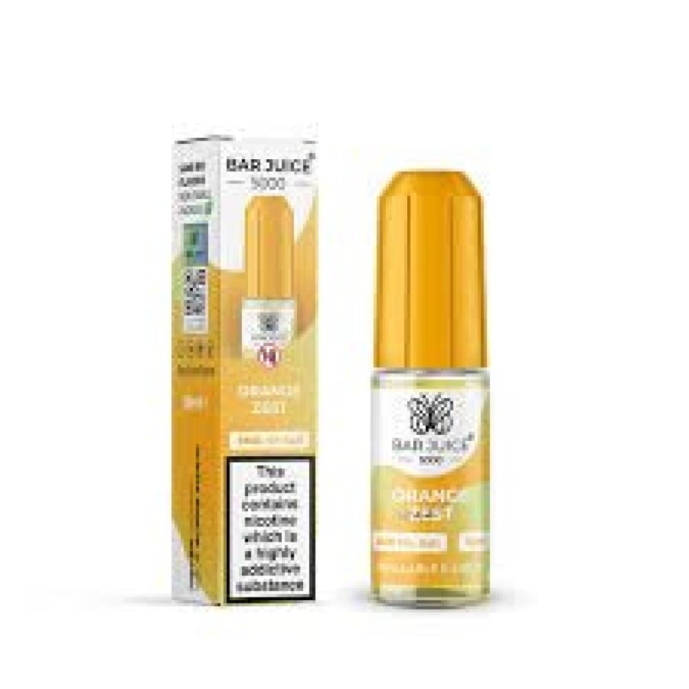 Orange Zest / 10mg Bar Juice 5000 - Nic Salts 10ml e-liquids