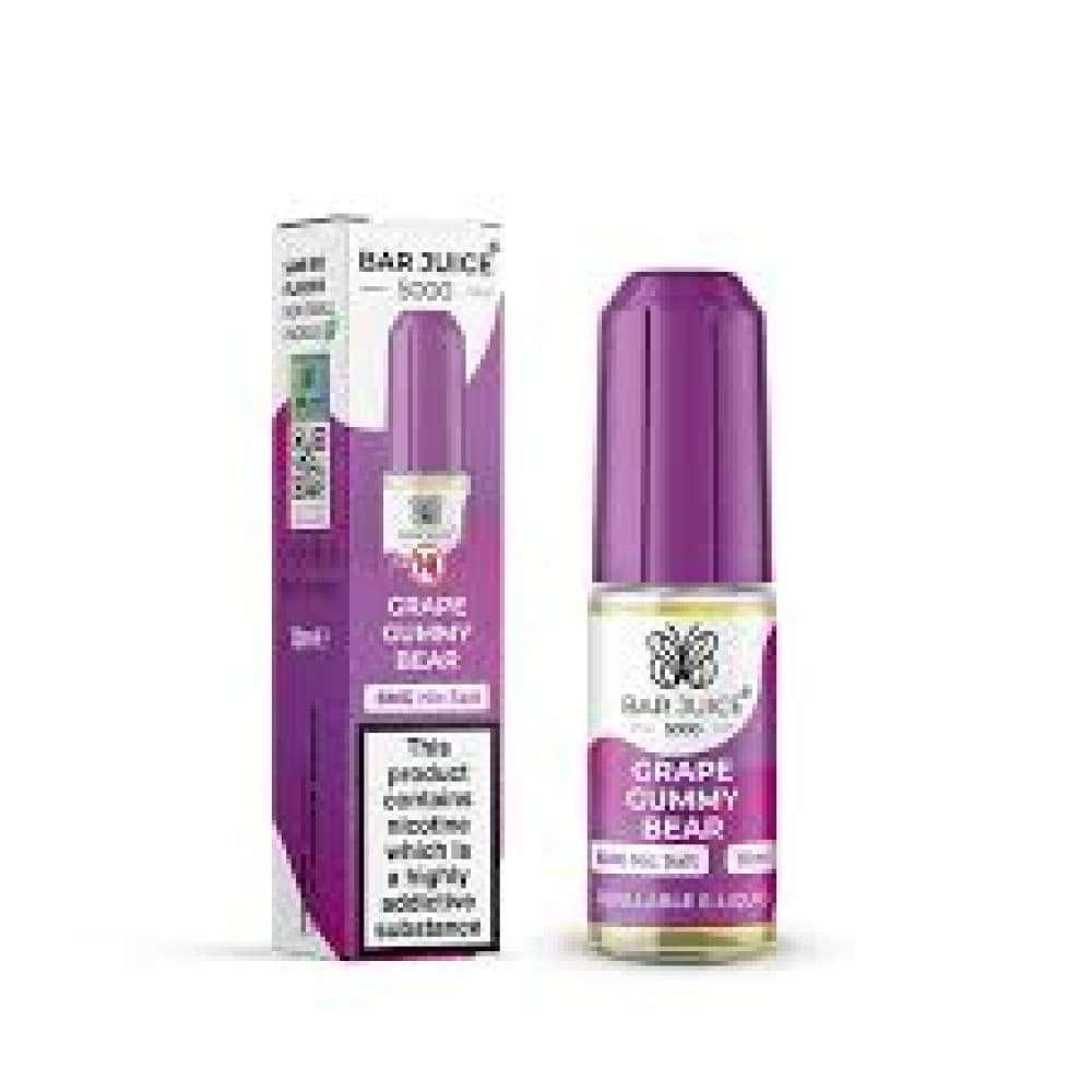 Grape Gummy Bear / 10mg Bar Juice 5000 - Nic Salts 10ml e-liquids