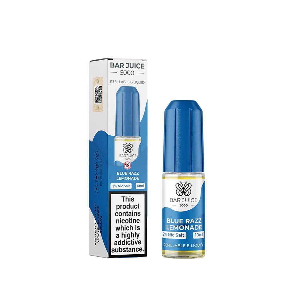 Blue Razz Lemonade / 10mg Bar Juice 5000 - Nic Salts 10ml e-liquids