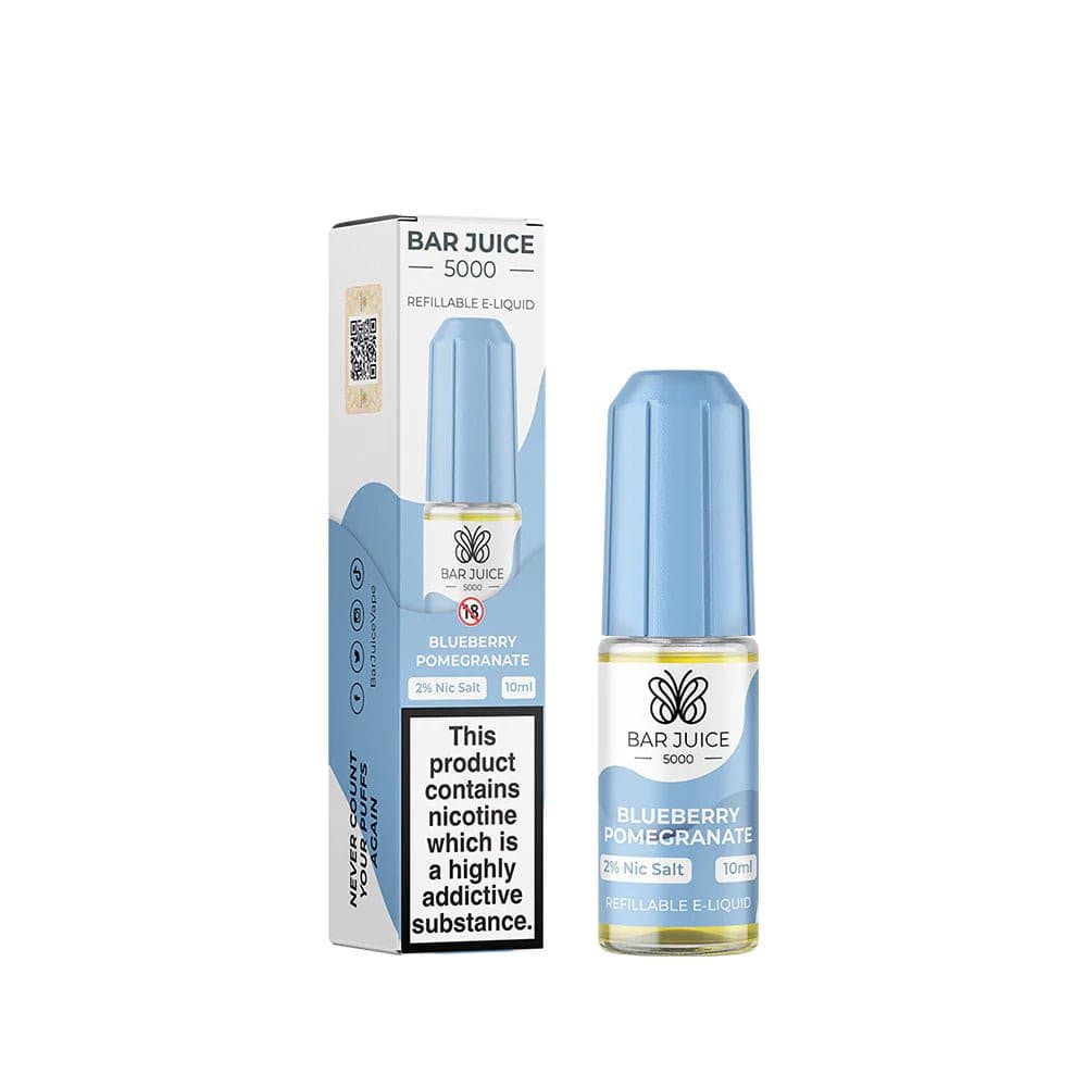 Blueberry Pomegranate / 10mg Bar Juice 5000 - Nic Salts 10ml e-liquids