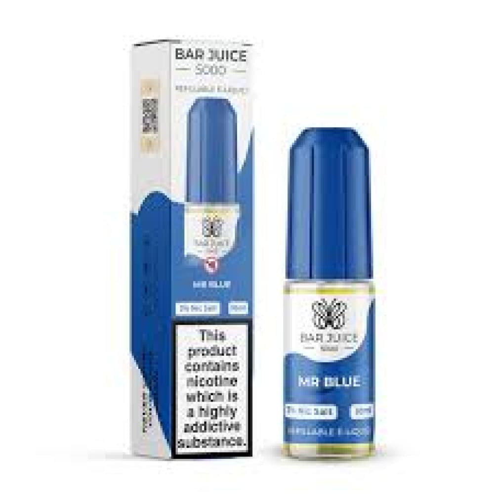 Mr Blue / 10mg Bar Juice 5000 - Nic Salts 10ml e-liquids