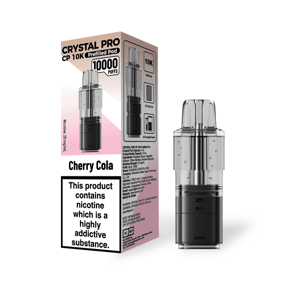 Cherry Cola Crystal Pro CP 10K Prefilled Pods