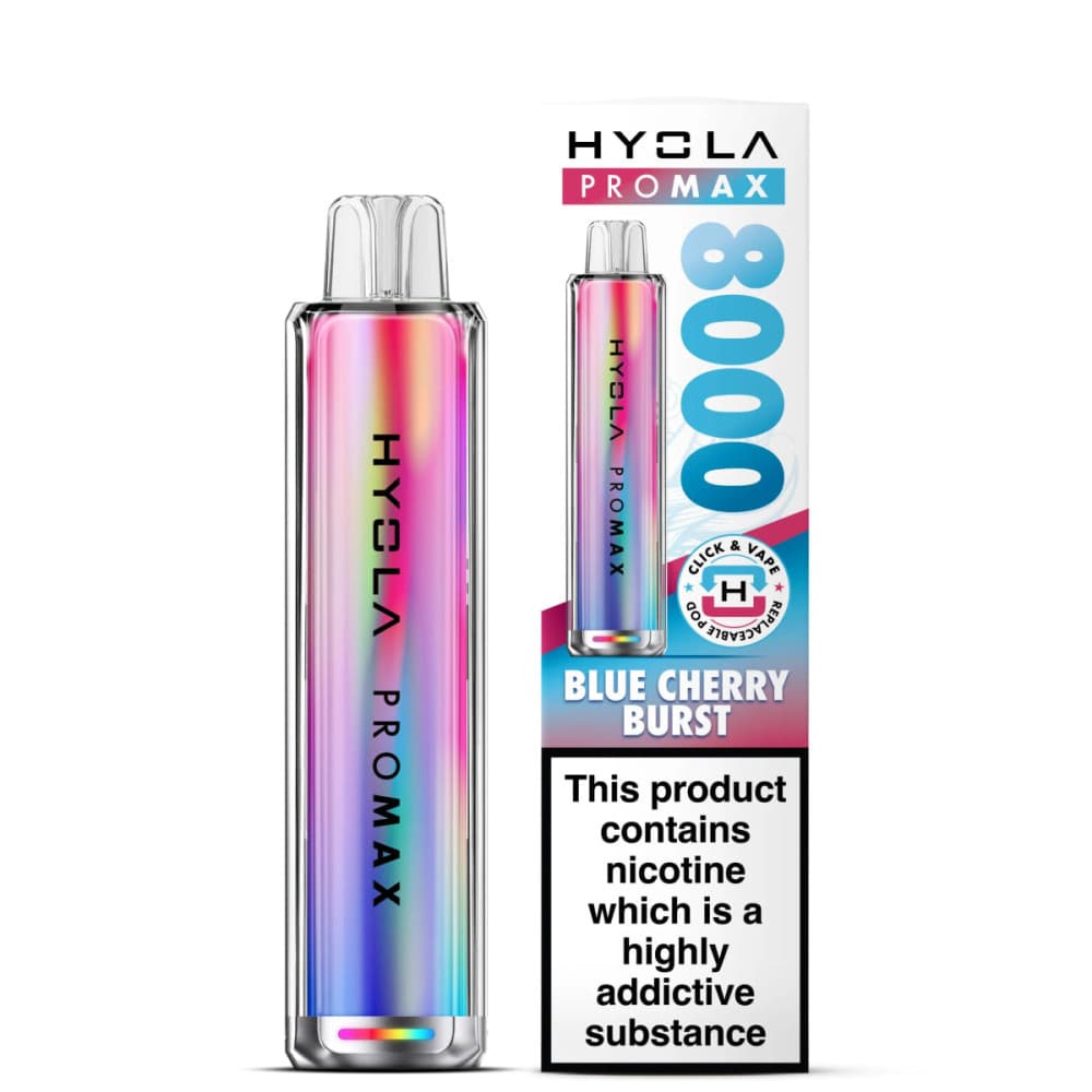 Blue Cherry Burst Hyola Pro Max 8000 Prefilled Pod Kit