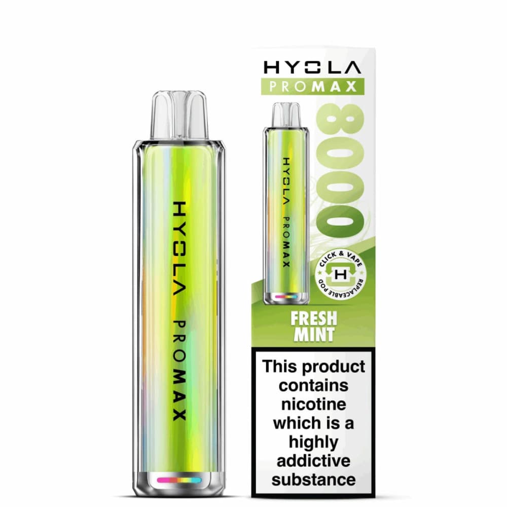 Fresh Mint Hyola Pro Max 8000 Prefilled Pod Kit