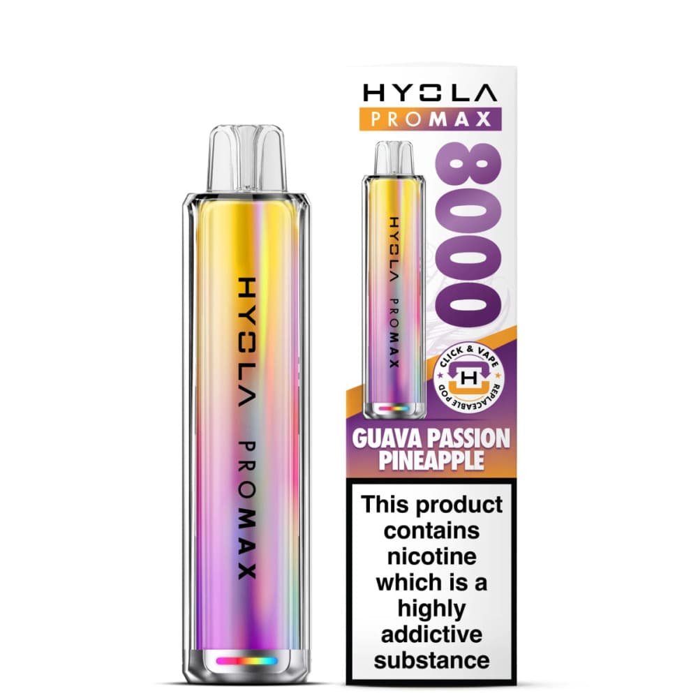 Guava Passion Pineapple Hyola Pro Max 8000 Prefilled Pod Kit