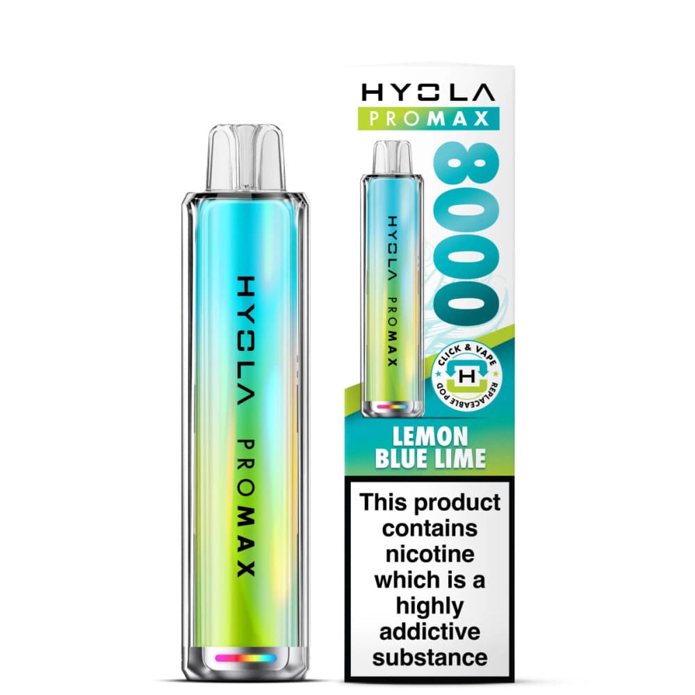 Lemon Blue Lime Hyola Pro Max 8000 Prefilled Pod Kit