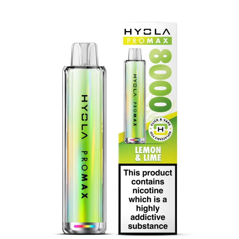 Lemon Lime Hyola Pro Max 8000 Prefilled Pod Kit