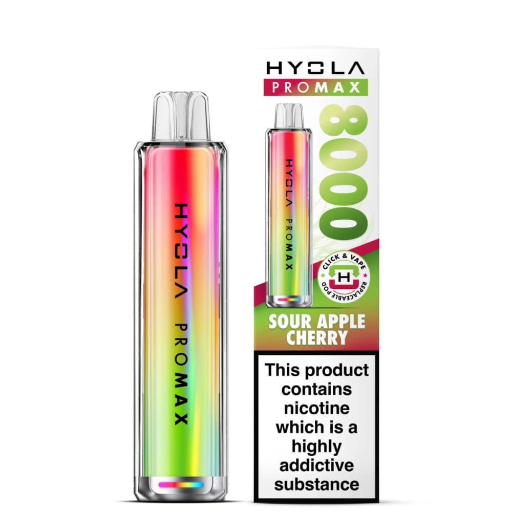 Sour Apple Cherry Hyola Pro Max 8000 Prefilled Pod Kit